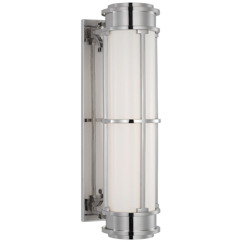 Visual Comfort Signature CHD 2489PN-WG LED Wall Sconce, Polished Nickel