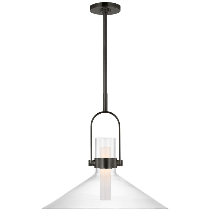 Visual Comfort Signature IKF 5452BZ-CG LED Pendant, Bronze