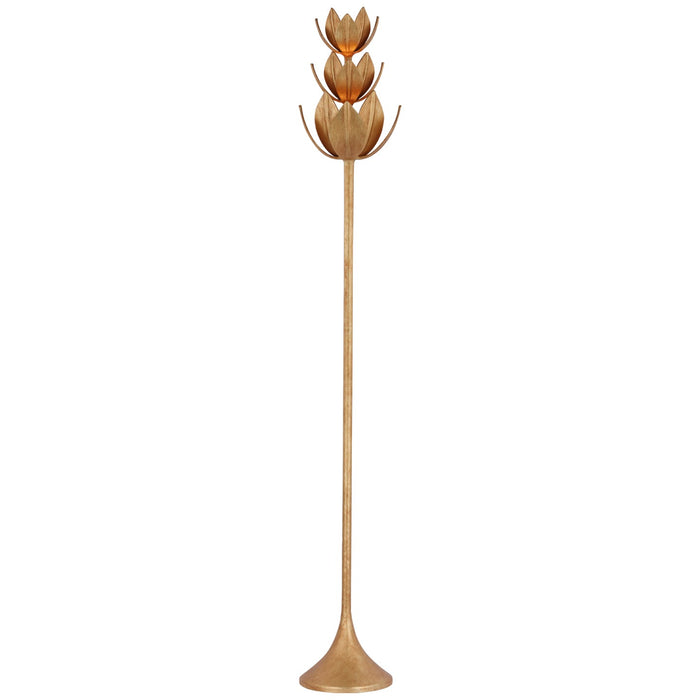 Visual Comfort Signature JN 1003AGL LED Torchiere, Antique Gold Leaf