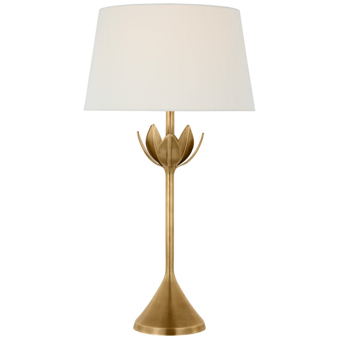 Visual Comfort Signature JN 3002AB-L One Light Table Lamp, Antique-Burnished Brass