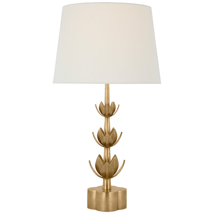 Visual Comfort Signature JN 3003AB-L One Light Table Lamp, Antique-Burnished Brass