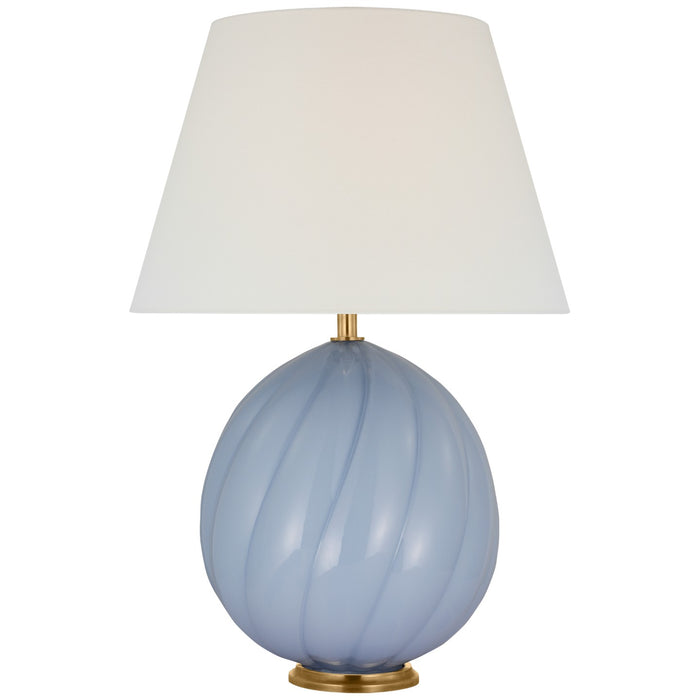 Visual Comfort Signature JN 3020BLU-L LED Table Lamp, Blue