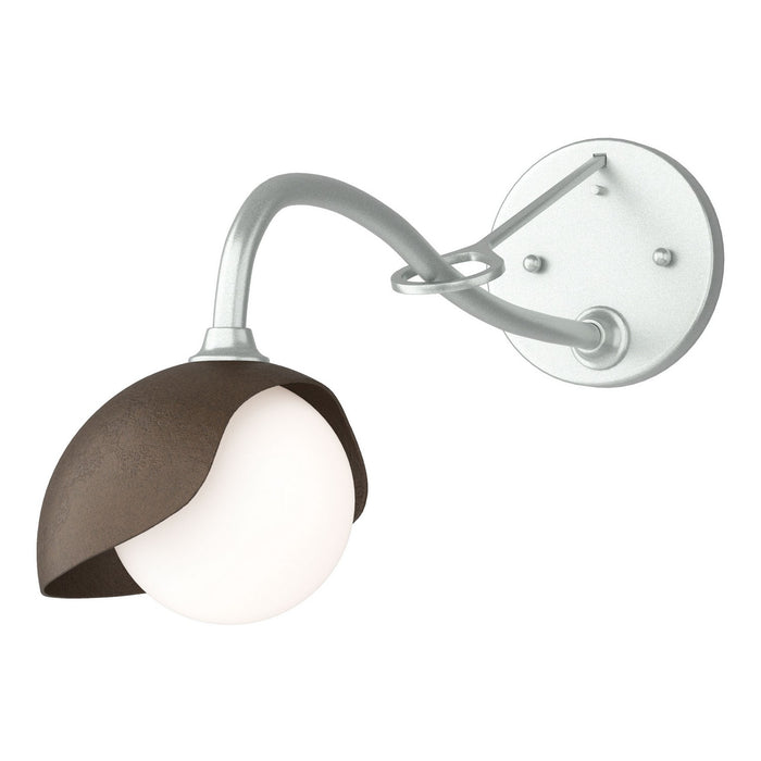Hubbardton Forge 201376-SKT-82-05-GG0711 One Light Wall Sconce, Vintage Platinum