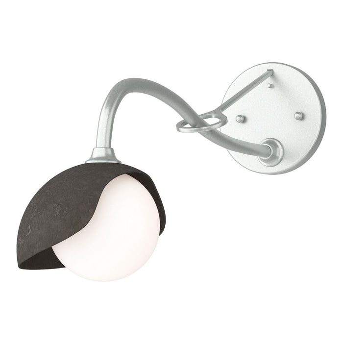 Hubbardton Forge 201376-SKT-82-07-GG0711 One Light Wall Sconce, Vintage Platinum