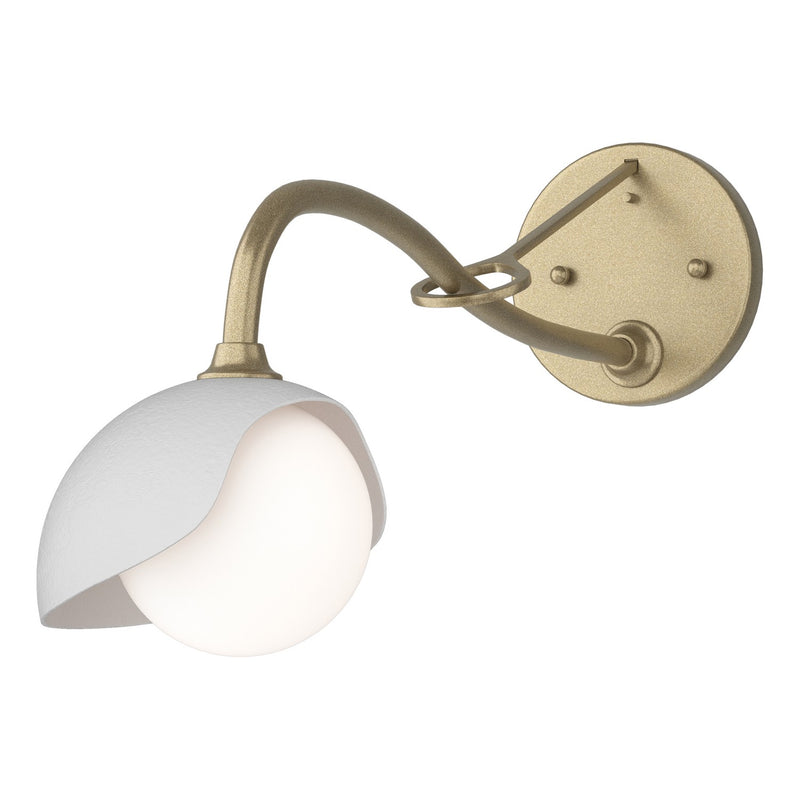 Hubbardton Forge 201376-SKT-84-02-GG0711 One Light Wall Sconce, Soft Gold