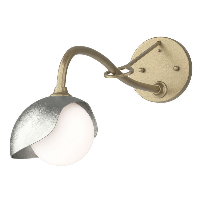 Hubbardton Forge 201376-SKT-84-85-GG0711 One Light Wall Sconce, Soft Gold