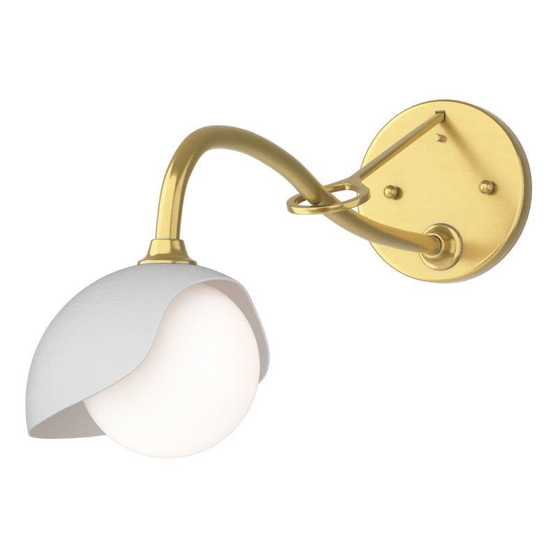 Hubbardton Forge 201376-SKT-86-02-GG0711 One Light Wall Sconce, Modern Brass