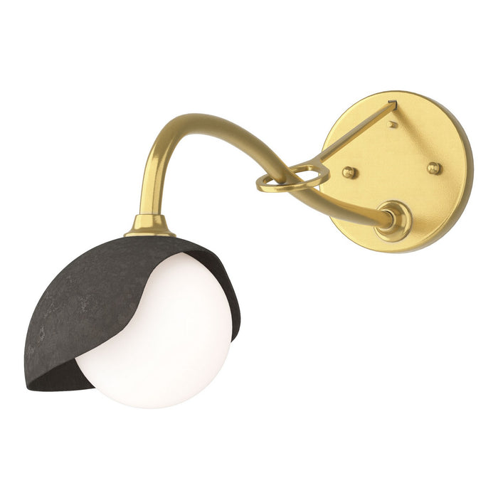 Hubbardton Forge 201376-SKT-86-07-GG0711 One Light Wall Sconce, Modern Brass