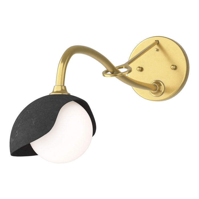 Hubbardton Forge 201376-SKT-86-10-GG0711 One Light Wall Sconce, Modern Brass