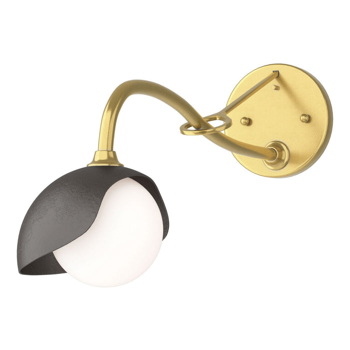Hubbardton Forge 201376-SKT-86-14-GG0711 One Light Wall Sconce, Modern Brass