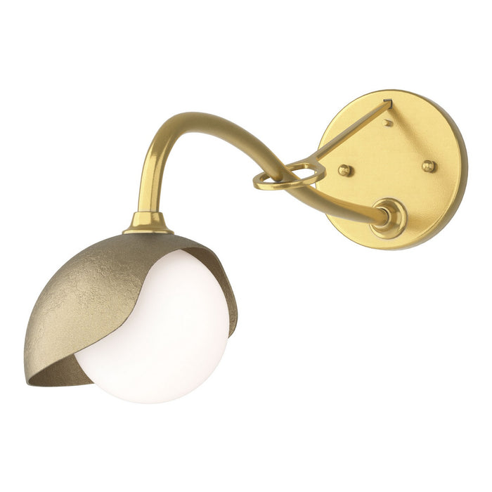 Hubbardton Forge 201376-SKT-86-84-GG0711 One Light Wall Sconce, Modern Brass