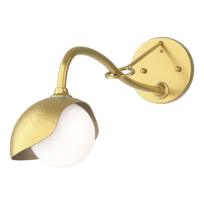 Hubbardton Forge 201376-SKT-86-86-GG0711 One Light Wall Sconce, Modern Brass