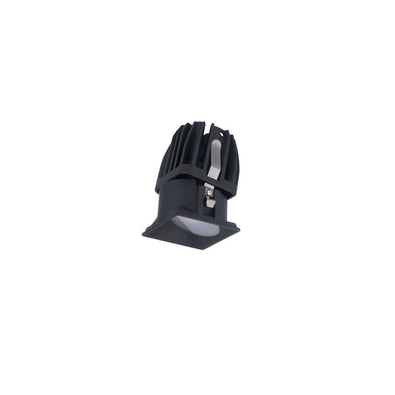 W.A.C. Lighting R2FSW1L-935-BK LED Wall Wash Trim, Black