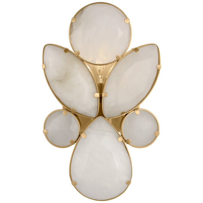Visual Comfort Signature KS 2015SB-ALB One Light Wall Sconce, Soft Brass