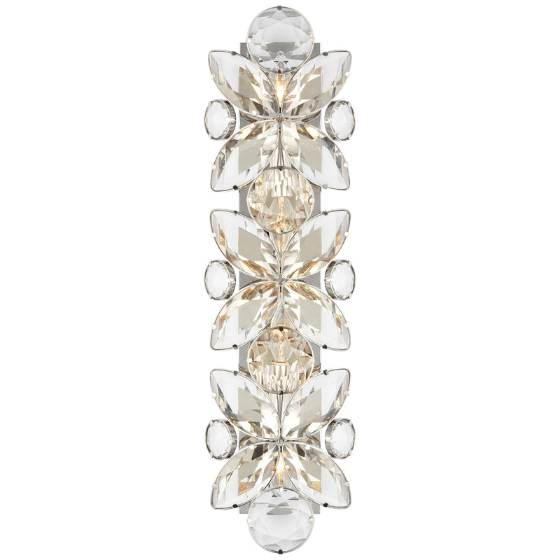 Visual Comfort Signature KS 2018PN-CG LED Wall Sconce, Polished Nickel