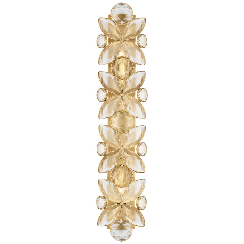 Visual Comfort Signature KS 2019SB-CG LED Wall Sconce, Soft Brass