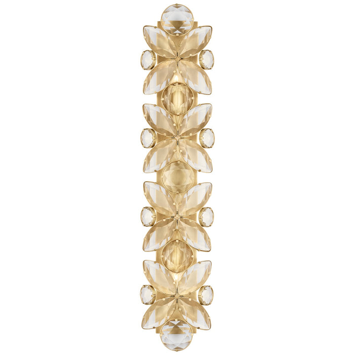 Visual Comfort Signature KS 2019SB-CG LED Wall Sconce, Soft Brass