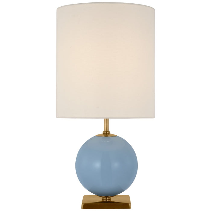 Visual Comfort Signature KS 3013BLU-L LED Table Lamp, Blue