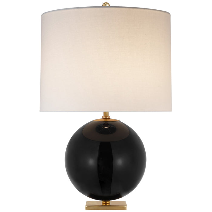 Visual Comfort Signature KS 3014BLK-L One Light Table Lamp, Black