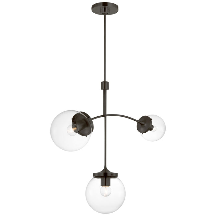 Visual Comfort Signature KS 5117BZ-CG LED Chandelier, Bronze