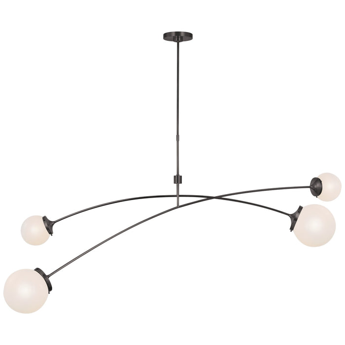 Visual Comfort Signature KS 5406BZ-WG LED Chandelier, Bronze