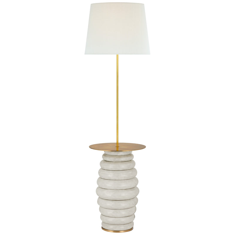Visual Comfort Signature KW 1619AWC-L LED Floor Lamp, Antiqued White