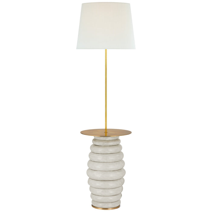 Visual Comfort Signature KW 1619AWC-L LED Floor Lamp, Antiqued White