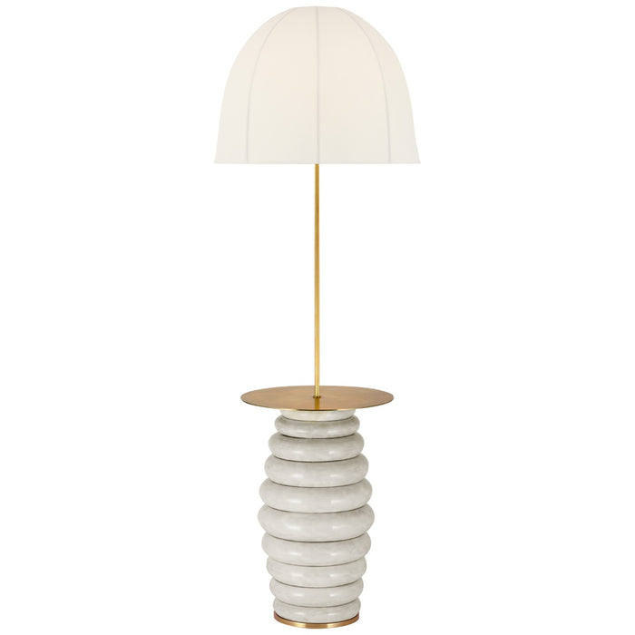 Visual Comfort Signature KW 1619AWC-LD LED Floor Lamp, Antiqued White