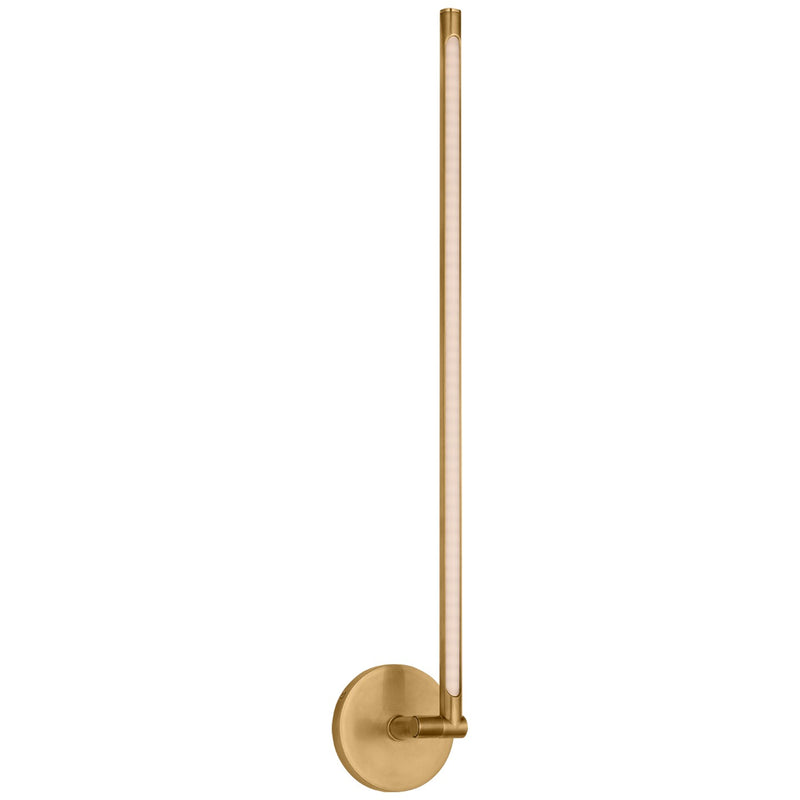 Visual Comfort Signature KW 2760AB LED Wall Sconce, Antique-Burnished Brass