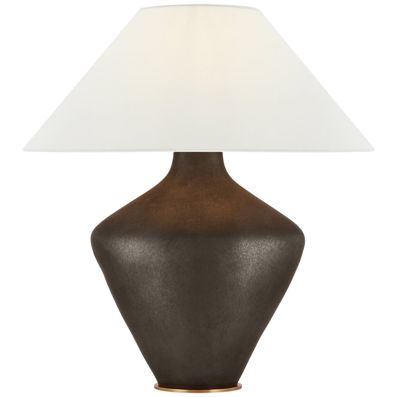 Visual Comfort Signature KW 3615SBM-L LED Table Lamp, Stained Black Metallic