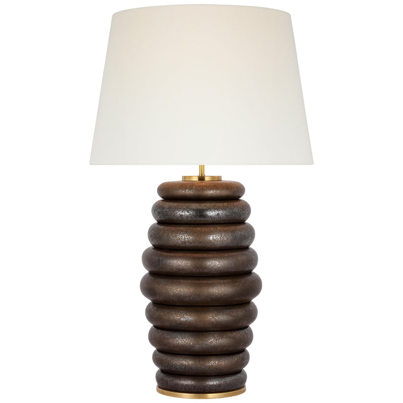Visual Comfort Signature KW 3621CBZ-L LED Table Lamp, Crystal Bronze