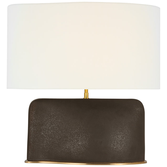 Visual Comfort Signature KW 3683SBM-L LED Table Lamp, Stained Black Metallic