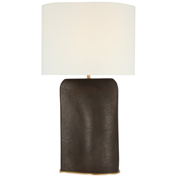 Visual Comfort Signature KW 3684SBM-L LED Table Lamp, Stained Black Metallic