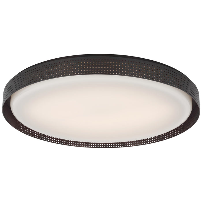 Visual Comfort Signature KW 4083BZ-WG LED Flush Mount, Bronze