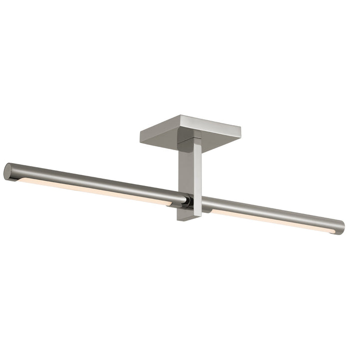 Visual Comfort Signature KW 4730PN LED Flush Mount, Polished Nickel