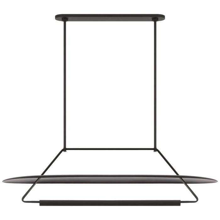 Visual Comfort Signature KW 5107BLK LED Linear Pendant, Matte Black