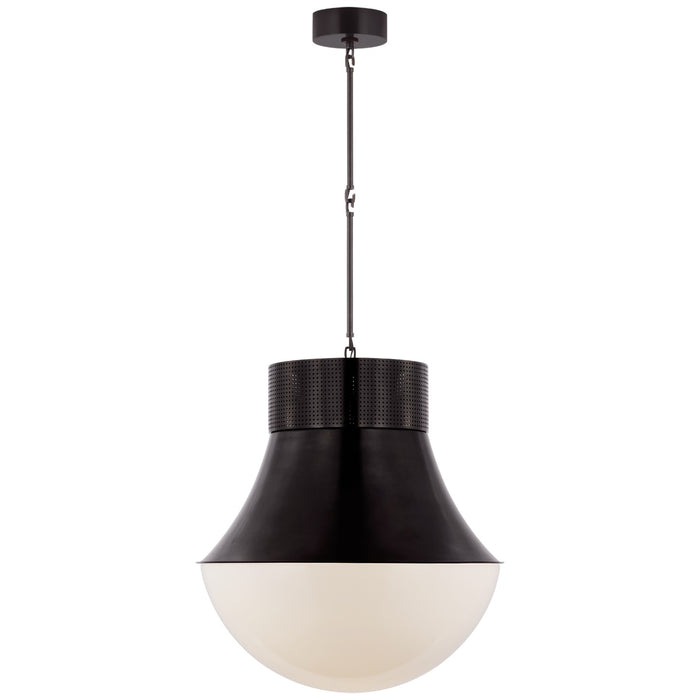 Visual Comfort Signature KW 5226BZ-WG LED Pendant, Bronze