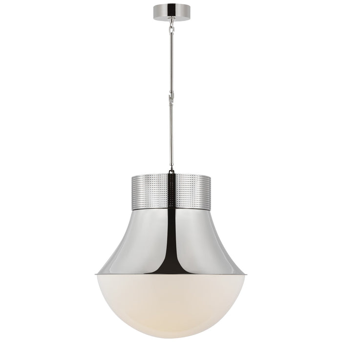 Visual Comfort Signature KW 5226PN-WG LED Pendant, Polished Nickel