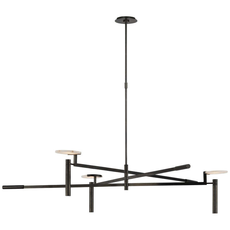 Visual Comfort Signature KW 5603BZ-ALB LED Chandelier, Bronze