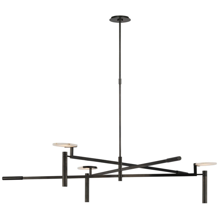 Visual Comfort Signature KW 5603BZ-ALB LED Chandelier, Bronze
