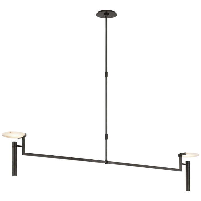 Visual Comfort Signature KW 5605BZ-ALB LED Chandelier, Bronze