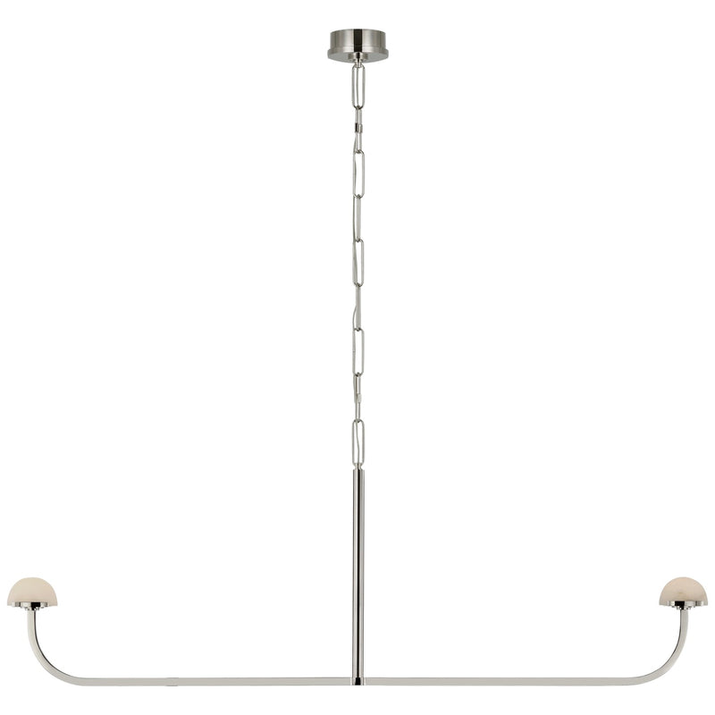 Visual Comfort Signature KW 5625PN-ALB LED Chandelier, Polished Nickel