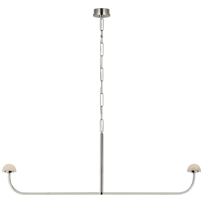 Visual Comfort Signature KW 5625PN-ALB LED Chandelier, Polished Nickel