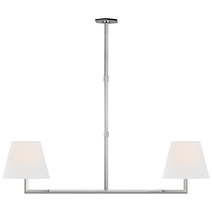 Visual Comfort Signature PCD 5002PN-L LED Chandelier, Polished Nickel