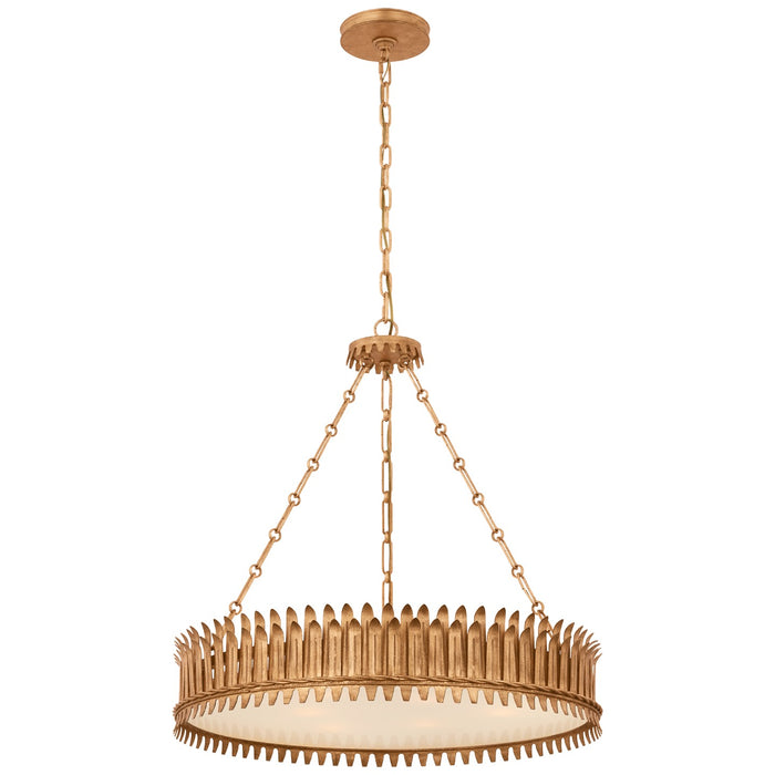 Visual Comfort Signature SK 5206GI-FA LED Chandelier, Gilded Iron
