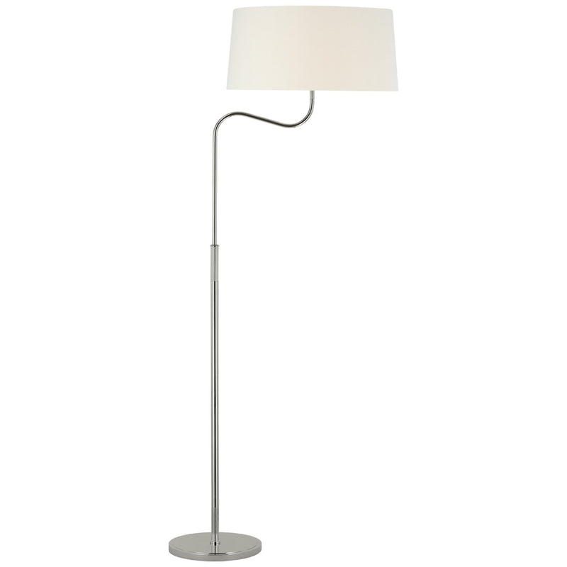 Visual Comfort Signature TOB 1350PN-L LED Floor Lamp, Polished Nickel