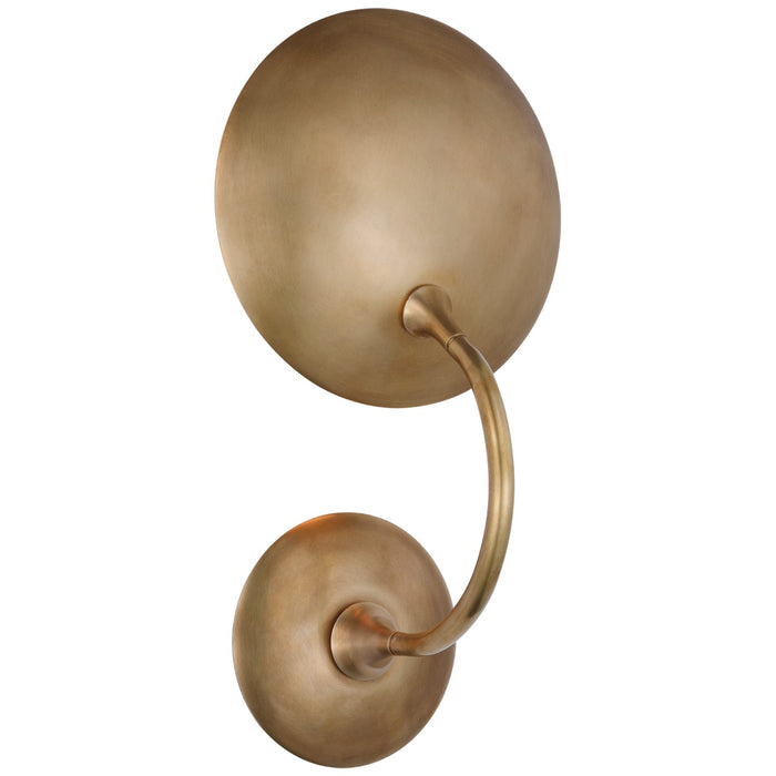 Visual Comfort Signature TOB 2780HAB LED Wall Sconce, Hand-Rubbed Antique Brass