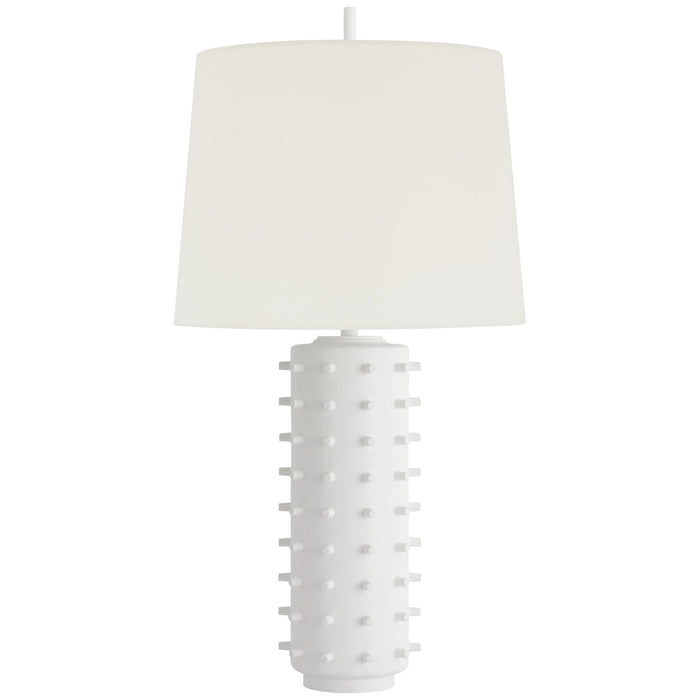 Visual Comfort Signature TOB 3524PW-L LED Table Lamp, Plaster White