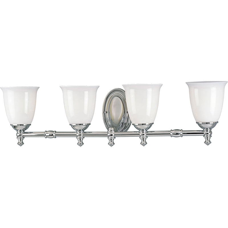 Progress Lighting P3041-15 Four Light Bath, Polished Chrome