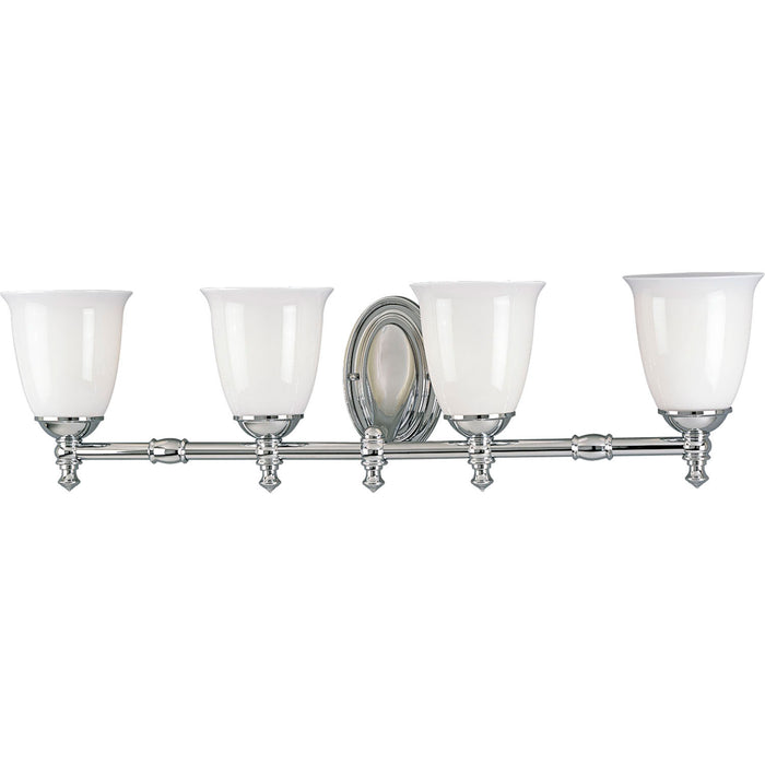 Progress Lighting P3041-15 Four Light Bath, Polished Chrome